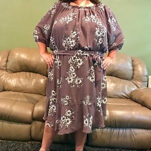 Maurice’s Floral Women’s Dress (Size 3X)